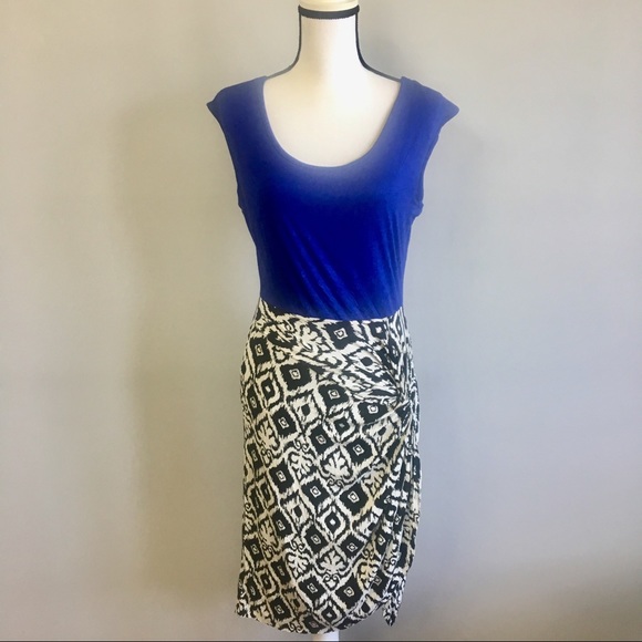 Persaya Dresses & Skirts - Persaya cobalt blue Aztec printed dress